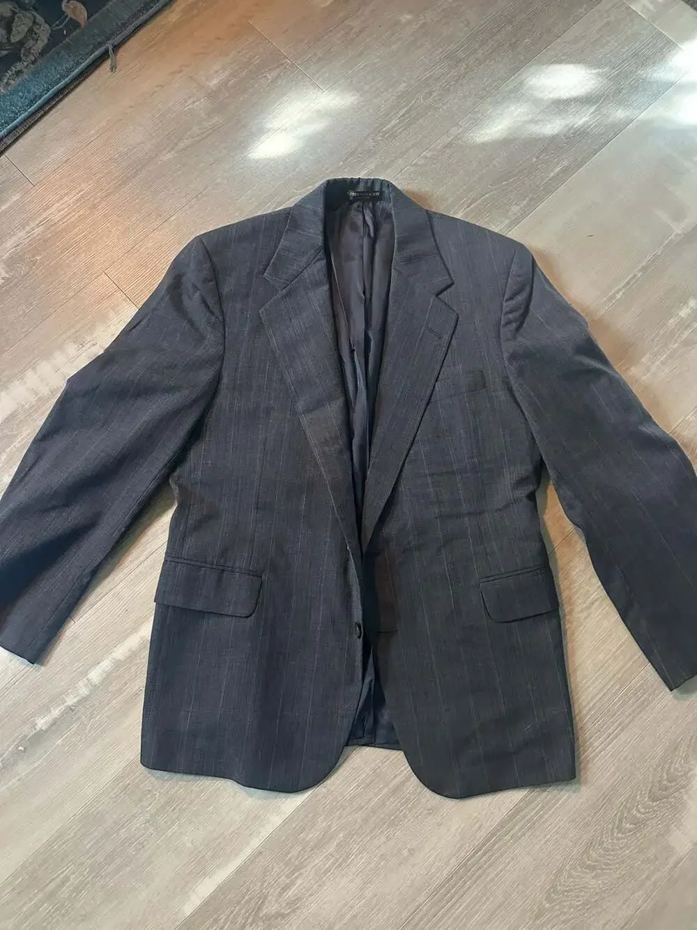 H. Freeman & Son Men's Vintage Striped Wool Blazer Sport Coat